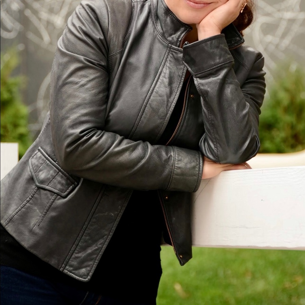 Leather jacket